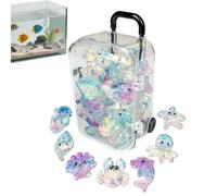 Mini Sea Animals Figures Decorative - Little Marine Statue with Small for