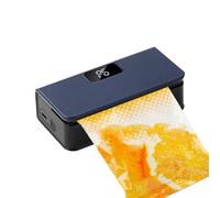 Mini Sealer Machine Portable - Rechargeable 6 Mode Heat Bag Sealers with Cutter, Electric Handheld Sealing Device LED Display Adjustable Heat | Food Storage Sealer for Snacks Chips Céréales Kitchen