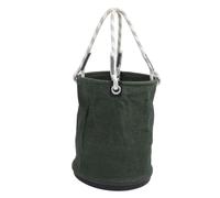 Mini Seau à Outils en Toile, Matériau de Cire Sèche Robuste, Résistant aux Rayures et au Feu, capacité de de 30 Kg, Pliable, Poignée Robuste, Rangement Compact, pour la