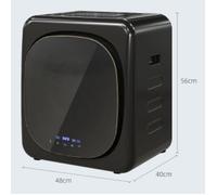 Mini sèche-linge à évacuation 4 kg 6 programmes écran tactile LED 60°C pose libre ou mural pour petit espace
