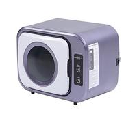 Mini Sèche-Linge Compact Mini-Sèche-Linge ventilé 300W 3 Sèche-Linge de Table Autoportant Réglable pour Appartements Dortoirs Camping-Cars (Purple)