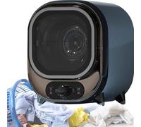 Mini Sèche-Linge Électrique Portable, Capacité De Charge Frontale Compacte Avec Cuve En Acier Inoxydable, Petit Sèche-Linge, Idéal Pour Un Comptoir Ou Un Montage Mural(Electroplated blue)