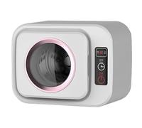 Mini sèche-linge, essoreuse chauffante ventilée compacte de 4,5 L, sécheuse de stérilisation frontale portable, séchage à haute température de 65 °C, corps intérieur en acier inoxydable, faible bruit(
