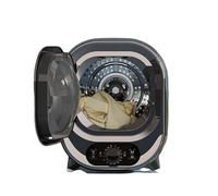 Mini sèche-linge, grande capacité de 18 L, air chaud et froid, double contrôle de la température, bouton à une touche, faible bruit 35 dB, séchage tridimensionnel efficace