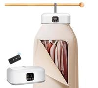 Mini sèche-linge, pompe à chaleur, séchoir avec minuterie 1-8H, télécommande et stérilisation UV, pour les voyages d'affaires, appartements, hôtels, camping