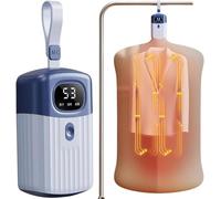 Mini-sèche-linge portable | Sèche-linge compact | Minuterie réglable | Séchage rapide | Idéal for les appartements/voyages/petits espaces | Sous-vêtements/enfants/vêtements quotidiens