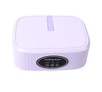 Mini Sèche-linge, Sèche-linge Portatif Silencieux, Prise Ue 220V avec Couvercle pour Dortoirs (PURPLE)