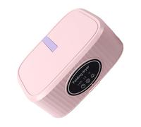 Mini Sèche-linge, Sèche-linge Portatif Silencieux, Prise Ue 220V avec Couvercle pour Dortoirs (Rose)