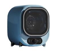Mini sèche-linge ventilé, sèche-linge à condensateur compact avec corps intérieur en acier inoxydable, sèche-linge avant autoportant avec capacité de charge de 0,8 kg, for appartement, maison, dortoir