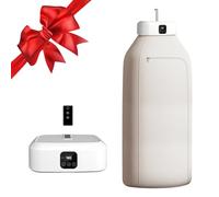 Mini séchoir à linge électrique portable, 600 W, séchage rapide, peut contenir 10 kg de vêtements, sèche-linge à pompe à chaleur 60 ℃ air chaud, 2 modes, stérilisation UV pour sécher les vêtements à