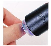 Mini séchoir à ongles LED, lampe de poche UV, lampe de séchage rapide 15 secondes, capteur UV, lampe à ongles (noir)