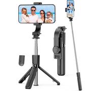 Mini Selfie Stick,Extendable Phone Tripod With Detachable Remote Control Portable Selfie Stick And Travel Tripod,Smartphone Tripod Compatible With Iphone 16/15/14/13/Samsung/Gopro