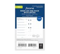 Mini semaine par page avec notes 4 langues 2025