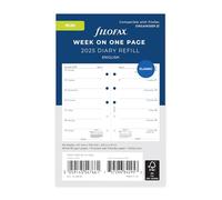 Mini semaine par page en anglais 2025