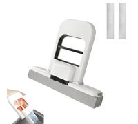 Mini SerpillèRe De Bureau Pliable 2025, SerpillèRe Courte Portable à Essorage Automatique, SystèMe De Nettoyage Humide Et Sec (B)