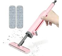 Mini serpillère de nettoyage - Portable à presser plat, outil rotatif humide sec, nettoyant léger | Lavage à la main sans aide pour évier de bureau, salle de bain, voiture, verre, cuisine, usage