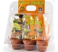 Radis et Capucine Mini serre Mon premier Jardin 6 pots bio à faire pousser