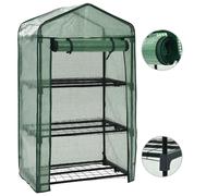 vidaXL Mini-serre 3 niveaux 46917 – Tente abri plantes d'extérieur, résistance