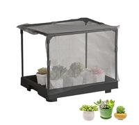 Mini serre - Abri de jardin pour fleurs, abri chaud d'hiver | Protection solaire succulente, couverture antigel pour plantes vertes, balcon en plein air, agriculture urbaine et amélioration des