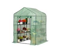 Mini serre de jardin 1,4 x 1,4 x 2 Garden Point verte