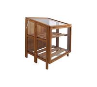 - Mini serre de jardin en bois dur 60 cm