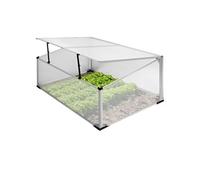 Mini Serre de Jardin sans Fond à 2 Trappes 100x60x40 cm en Polycarbonate