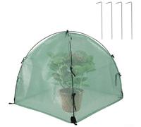 Mini serre d'extérieur 60 x 60 x 60 cm en plastique avec bouclier antigel transparent pour l'hiver froid, plantes en pot, légumes, balcon ou jardin (B)