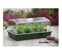 Mini-serre rigide - NATURE - Couvercle ventilé - H18x37x24 cm - Vert