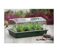 Mini-serre rigide - NATURE - Couvercle ventilé - H18x37x24 cm - Vert