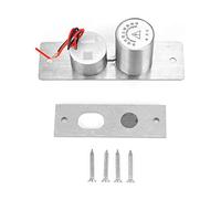 Mini serrure à mortaise électrique DC12V à 2 fils, système de contrôle d'accès de sécurité dissimulé intégré avec boulon en acier inoxydable pour portes coupe-feu de sécurité en