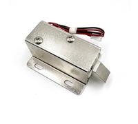 Mini serrure électrique 12V 0,6A, serrure tiroir électromagnétique | Solénoïde avec loquet réglable 4 directions pour distributeur automatique, placard, coffre-fort et systèmes de sécurité