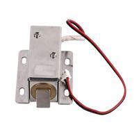 Mini serrure électromagnétique, 6 x 4 x 3 cm,Serrure magnétique d'assemblage de conception étanche,Serrures de construction robuste pour portes d'armoires et tiroirs (24V)