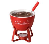 Mini Service À Fondue - Construction En Céramique Robuste, Tasse Chauffante De Cuisine Portable, Machine À Desserts Au Chocolat Pratique, Support De Fusion Douce Avec Contrôle Uniforme De La Températu