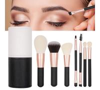 Mini Set de Pinceaux de Maquillage - 7 Pièces Outils De Beauté À Poils Doux - Pinceaux de Maquillage | pour Filles Femmes Débutants Passionnés Correcteurs Fards à Paupières Beauté