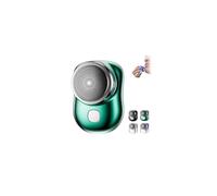 Mini-Shave Portable Electric Shaver, Mini Electric Shaver for Men, Pocket Size Travel Razor, Rechargeable Waterproof Razor for Women, for Travel Office Business Trip (Green)