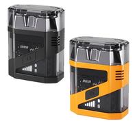 Mini Shaver électrique - IPX7 étanche, petit rasoir électrique compact pour hommes, rasoir rotatif de poche sans fil humide et sec, rasoir à double tête rechargeable USB-C (2PcsB)