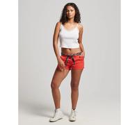 Superdry Vintage Hot Chino Shorts Rouge XL Femme