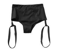 Mini Short Femme Sexy, Short Pole Dance Femme Taille Haute avec Découpes Croisées Latérales Contrôle du Ventre Les des Hanches Couleur Unie Chic Et Élégants Confortable Respirante Pants pour Yoga