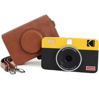 Mini Shot 2 Étui rétro en Cuir PU pour Appareil Photo Kodak C210R Mini Shot 2 Retro 2 en 1/imprimante instantanée Portable avec bandoulière.[C107]