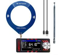 Mini SI4732 Récepteur radio, bande complète pour récepteur radio DSP, circuit Hi-Z intégré, écran IPS 1,9", réception FM/AM/LSB/USB (bleu)
