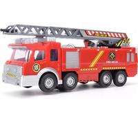 Mini - simulation de camion à échelle aérienne Véhicule Combats de pompiers Enfants Jouets d'incendie