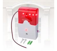 Mini Sirene Alarme Sonore et Lumineuse, Lampe Stroboscopique de Sécurité for Alarmes d'urgence, Environnement Bruyant, Incendie, Tornade