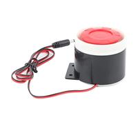 Mini sirène Filaire DC 12V, système d'alarme sonore 110 DB, klaxon d'avertissement, Alarme sonore piézo-électronique pour système de sécurité Domestique