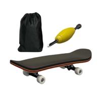 Mini Skateboard en érable à Couches avec Cadre en, roulements entièrement fermés et Coussinets en PU antidérapants, y Compris de Rangement, décoration Crea