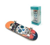 Mini Skateboards For Fingers - Professional Wooden Fingerboard With Real Bearing Wheels, High Performance Maple Wood Deck + 32mm Alloy Trucks, High Grade Synthetic Polymer Grip Tape - For Finger Skate