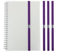 Mini Skater Lot de 4 bandes élastiques de planification pour les amateurs de livres à couverture rigide pour les amateurs de livres - Sangles de lecture extensibles pour maintenir le planificateur