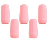Mini Skater Lot de 5 Housses de Bouteille de Voyage en Silicone - Réutilisables - Élastique - Convient pour Les conteneurs de Toilette Standard - Étirement - pour Sac à Bagages - Solution de