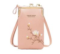Mini Sling Bag, Passport Satchel, Small Shoulder Wallet, Portable Purse with Compact Design, Lightweight Organizer for Women Casual Date Night Workout Travel Use, 7.09x4.33x1.97 Inches