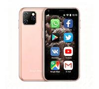 Mini-Smartphone 3g, Petit TéLéPhone de 2,5 Pouces, Double Carte SIM, Batterie de 1 000 mAh, Mini-TéLéPhone Android 8.1 DéBloqué, TéLéPhone de Secours Portable (2 Go de Ram, 16 Go de Rom, Rose)