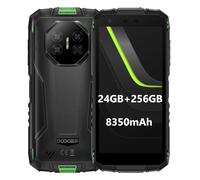 Mini Smartphone Incassable DOOGEE Fire 3 Ultra, 24Go+256Go, 20MP Vision Nocturne Caméra, 5,5" HD+, Format Compact+Prise en Main Facile, Batterie 8350mAh, IA Gemini, Téléphone Renforcé, NFC Vert